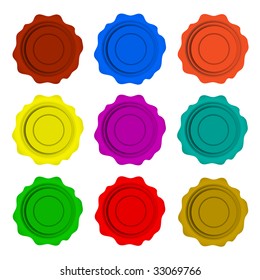 State color printing and stamps.