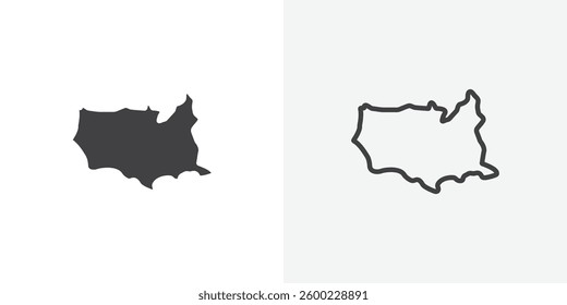 State country icon collection. vector illustration set