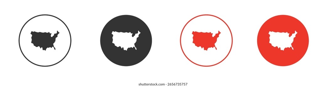 State country icon for logo, vector sign symbol for design