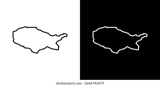 State country icon vector simple element illustration editable