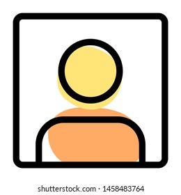 State election candidate profile pic on social media