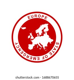 estado de emergencia, Europa, vector