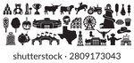 State Fair of Texas Vector Silhouette Mega Bundle - Country Rodeo Festival Icon Pack - Texas State Fair Midway Rides Template Collection

If you are working on a creative project for the upcoming festival season, this collection of high-quality silhouettes is exactly what you need. We have put together a massive variety of classic country graphics, featuring everything that makes the state fair of texas so iconic. Inside this kit, will find clean black vector shapes of traditional carnival tents, ferris wheels, fast roller coasters, rodeo cowboys riding bucking bulls, local farm tractors, and oil derrick symbols alongside popular midway festival food favorites.

Every single path in this graphic set has been meticulously cleaned up to ensure  do not run into any annoying node errors or messy overlapping lines when loading it into your design software. Whether you are running a print on demand apparel line, creating custom vinyl stickers for trucks, or designing classic invitation flyers for a community country fair, these shapes are fully optimized to give you a smooth, professional result every time.