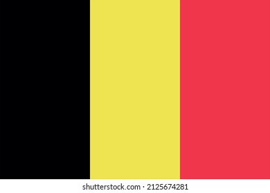 State flag of Belgium. Austria flag rectangular vector illustration for your design or wallpaper. EPS9 version vector illustration. The most delicious chocolate in Belgium svg