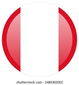 State flag of Peru. Accurate dimensions, elements proportions and colors.