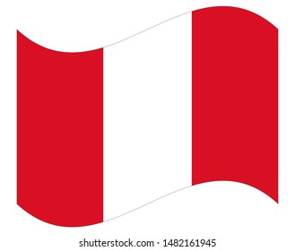 State Flag Peru Accurate Dimensions Elements Stock Vector (Royalty Free ...