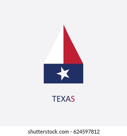 State Flag of Texas Vector Illustration