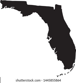 state of florida map in united states