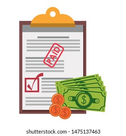 state government taxes, business and personal saving money finances elements cartoon vector illustration graphic design