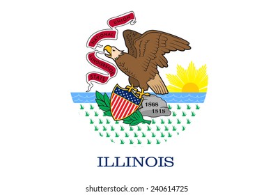 State Of Illinois Flag