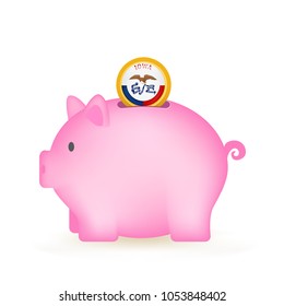 State Of Iowa Piggy Bank Savings