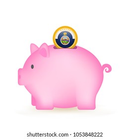 State Of Kansas Piggy Bank Savings