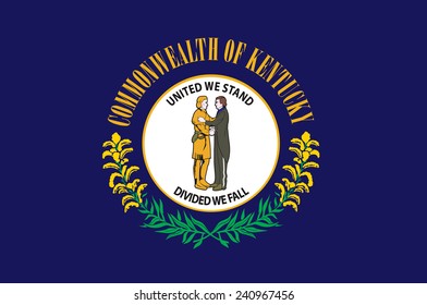 State Of Kentucky Flag