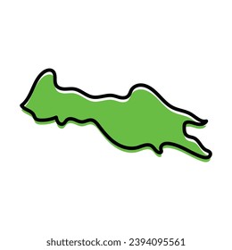 Sucumbíos state map vector design.