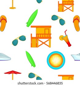 State of Miami pattern. Cartoon illustration of state of Miami vector pattern for web