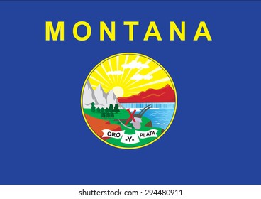  State of Montana Flag 