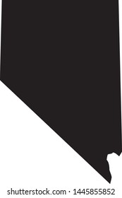 state of Nevada map in united states