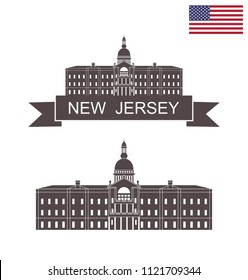 State of New Jersey. New Jersey state capitol building in Trenton