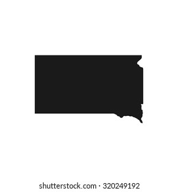 the state of north dakota map