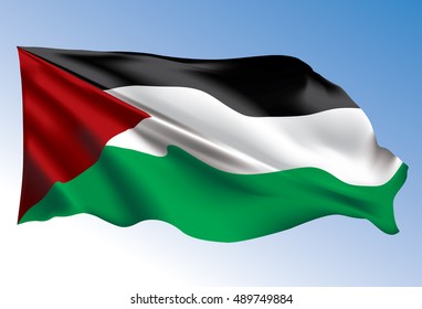 State of Palestine Flag