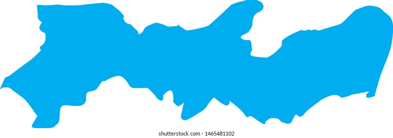 State of Paraiba map in Brazil