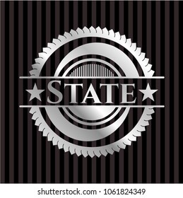  State silver emblem
