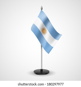 State table flag of Argentina. National symbol  