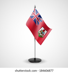 State table flag of Bermuda. National symbol