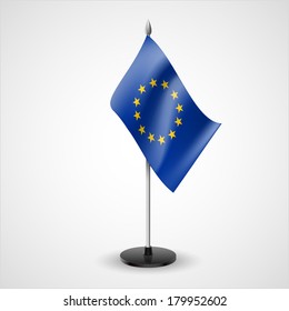 State table flag of European Union. Unity symbol