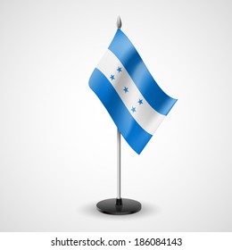 State table flag of Honduras. National symbol  