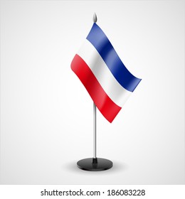 State table flag of Yugoslavia. National symbol