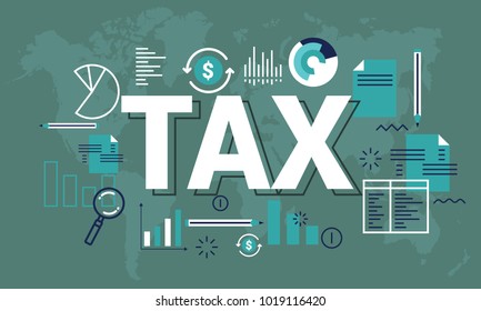 State taxes. Tax payment. Government taxes. Data analysis, paperwork, financial research, report. 

Businessman calculation tax. 