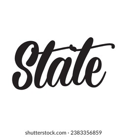 state text on white background.