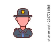 State Trooper icon in vector. Logotype