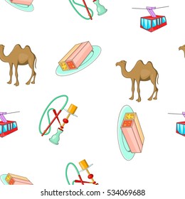 State of Turkey pattern. Cartoon illustration of state of Turkey vector pattern for web design