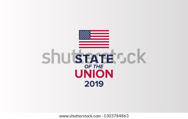 State Union Address United States Annual Stock Vector Royalty Free 1303784863