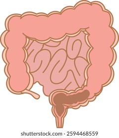 A state in which excretion is proceeding smoothly and stool reaches the rectum