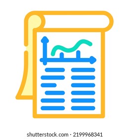vector de icono de color de ética empresarial de instrucciones. signo de ética de negocio de instrucciones. ilustración de símbolo aislado