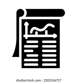 vector de icono de glifo de ética empresarial de instrucciones. signo de ética de negocio de instrucciones. ilustración de símbolo aislado