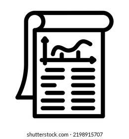 statement business ethics line icon vector. statement business ethics sign. isolated contour symbol black illustration