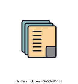 statement icon collection .design style with background