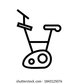 static bicycle icon or logo isolated sign symbol vector illustration - high quality black style vector icons
