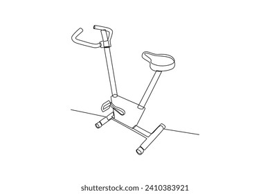 Static bike for gym equipment