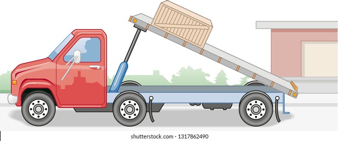 Static and kinetic friction between crate and truck bed
