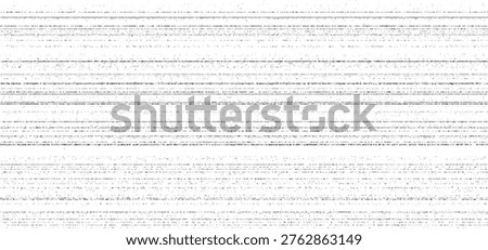Static TV Noise Texture with Vintage Glitch Effect. Screen Interference Pattern for Retro Video Overlay. Black and White Digital Grain Background.
