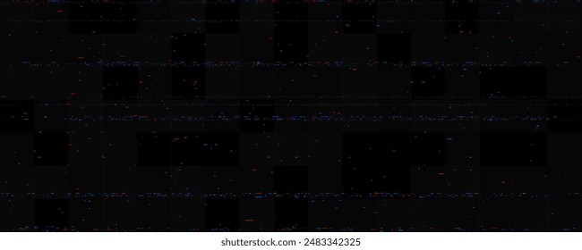 Static white noise lines texture. RGB glitch vhs pixel noise stripes wallpaper. Lost or bad TV signal. Random rippled video tape background. Image distressed backdrop effect. Vector rgb crt tv screen