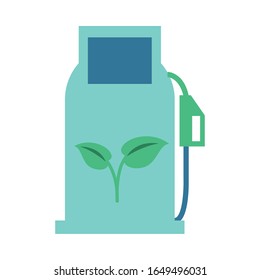 station service ecology isolated icon vector illustration design