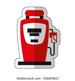 station service fuel icon vector illustration design