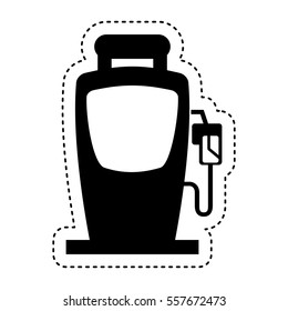 station service fuel icon vector illustration design
