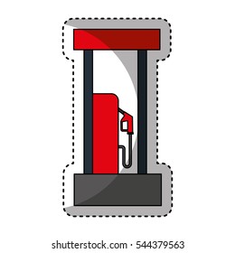 station service isolated icon vector illustration design